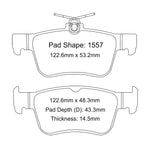 Brake Pads - Rear - FK8 / FL5 / DE5