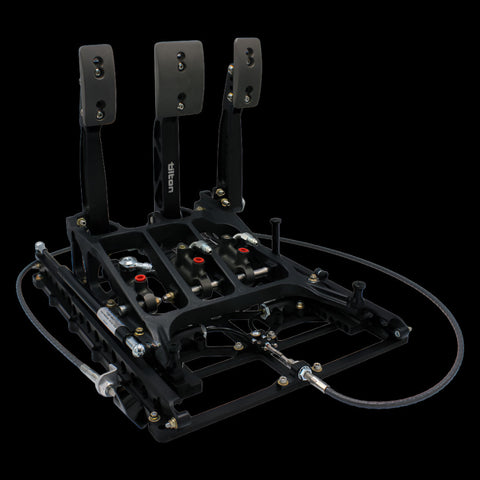 850-Series 3-pedal Underfoot Pedal Assembly with Slider System